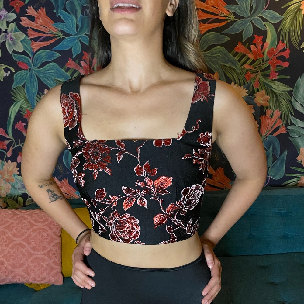 Floral Crop Top